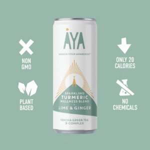 AYA Sparkling Turmeric Lime & Ginger