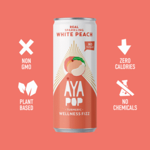 AYA POP Sparkling Soda Peach