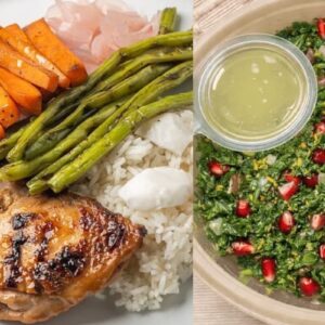 Chicken Thigh + Tabbouleh Hummus Side Salad